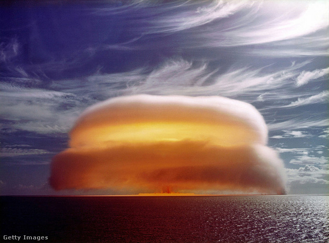 Ez az atomkísérlet már a Mururoa atollnál zajlott, 1971-ben
