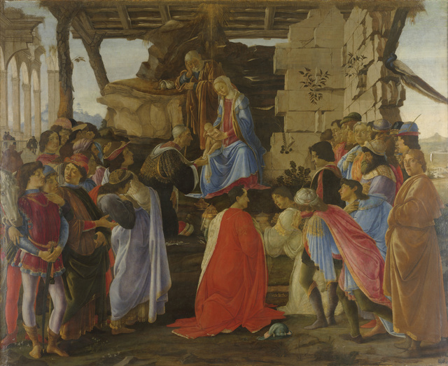 A Háromkirályok imádása című festményén Botticelli önmagát is elrejtette