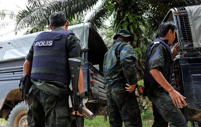 Malajziai rendőrök Sabah államban