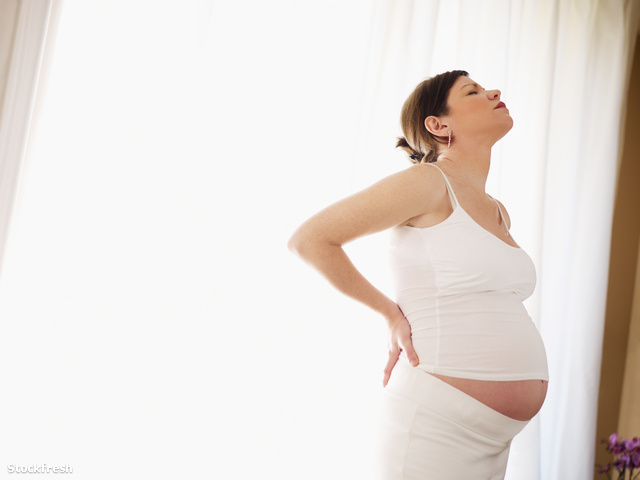 stockfresh 367131 pregnant-woman-having-backache sizeM