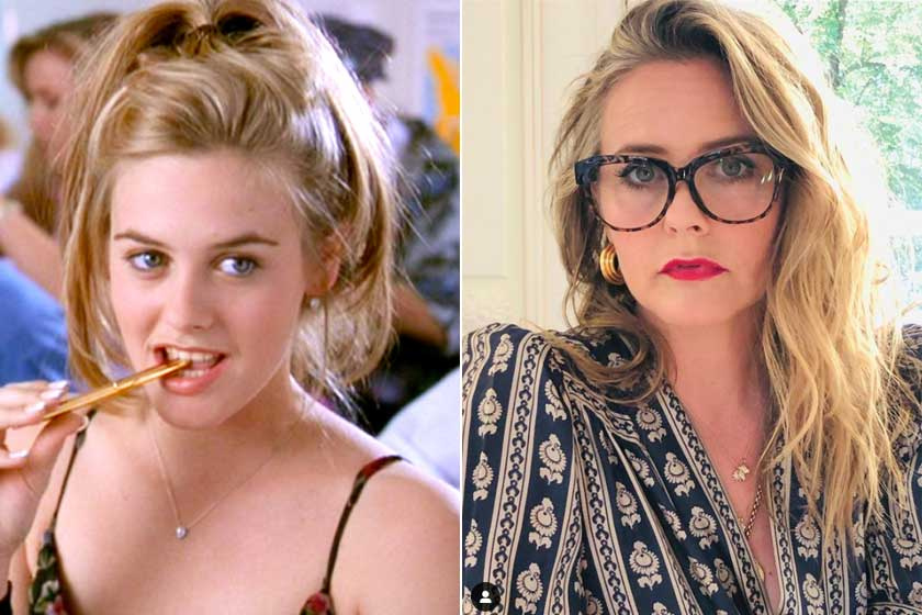 Alicia Silverstone a Spinédzserekben és 2021 szeptemberében.