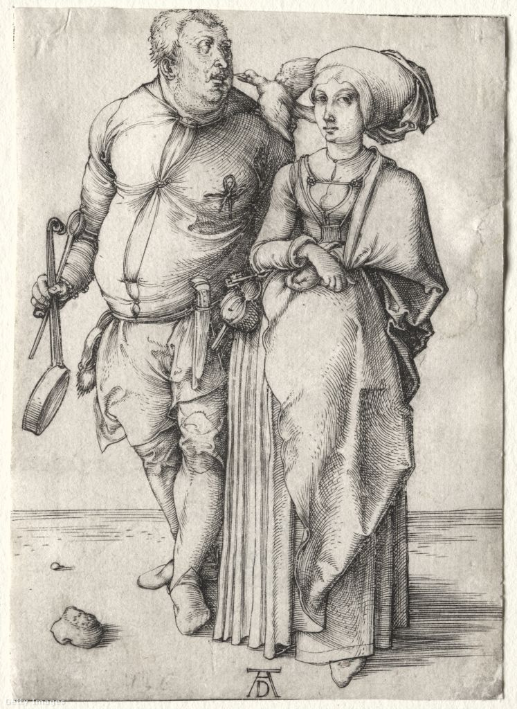 Albrecht Dürer: A szakács és a felesége, 1496 körül.