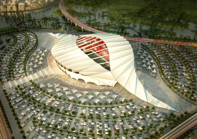 A 2022-re felépülő stadion látványterve
