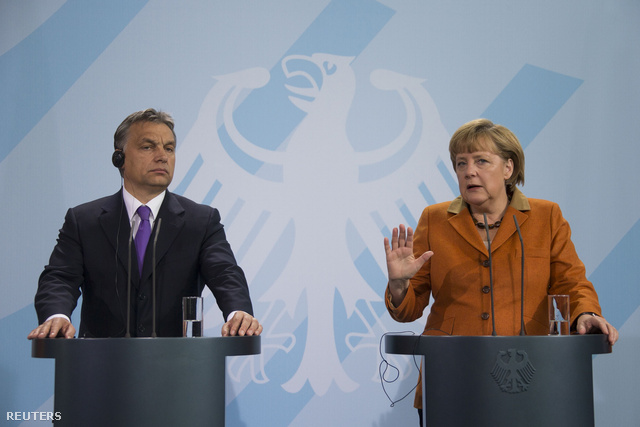 Orbán Viktor és Angela Merkel 2012. októberi találkozója Berlinben
