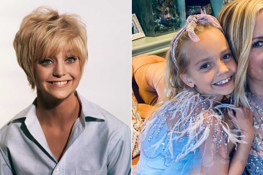 Goldie Hawn fiatalkori fotóin még szembetűnőbb, mennyire hasonlítanak Rióval.