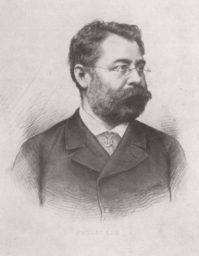 Paulay Ede, a Nemzeti Színház igazgatója az 1880-as években.