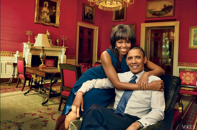 Barack Obama és felesége a Vogue-ban