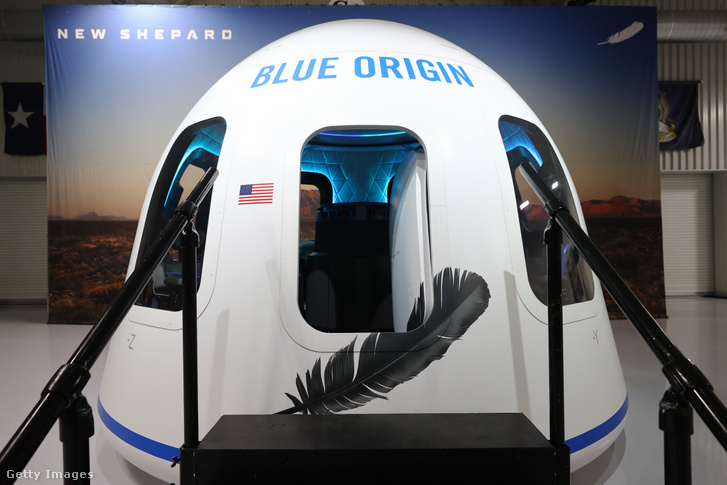 Blue Origin Crew Capsule 2.0 Texasban 2021. október 13-án