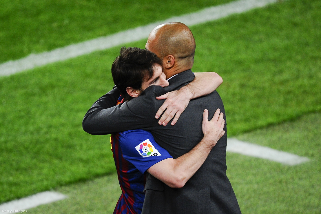 Messi és Guardiola 2012. május 5-én