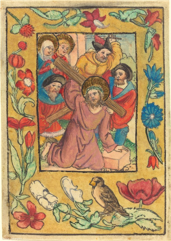 A keresztet cipelő Krisztus. (15. század)