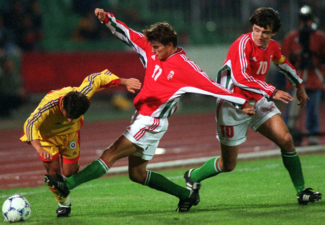 Magyarország-Románia 1-1, Eb-selejtező, 1998.10.14.