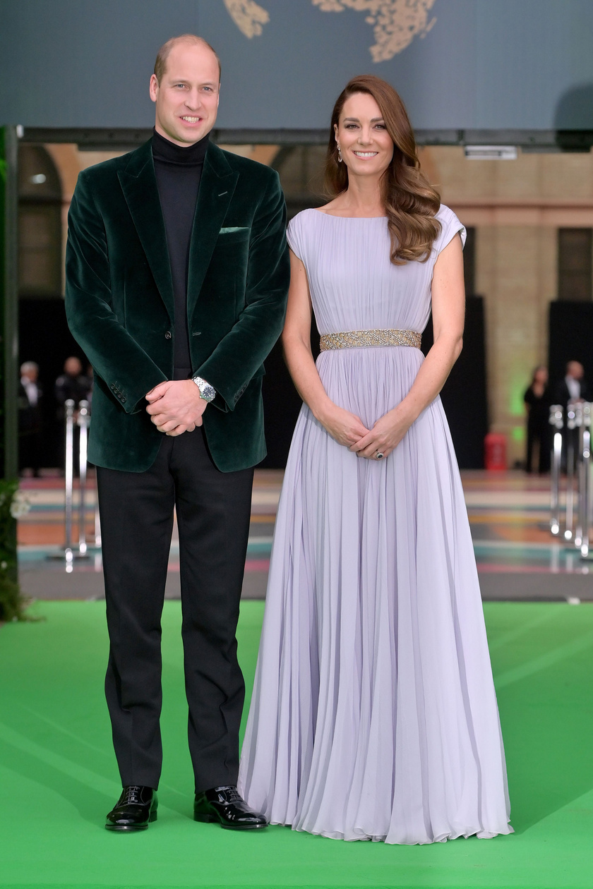 Katalin hercegné kedvenc tervezője, Alexander McQueen ruhájában ment az Earthshot Prize díjátadó gálára.
