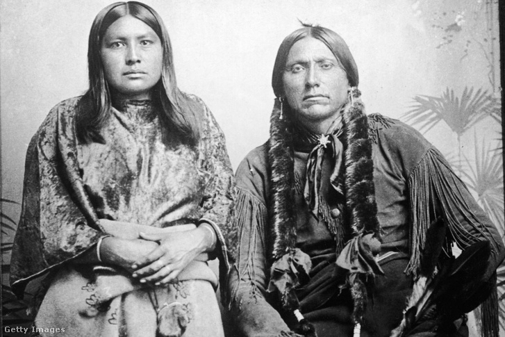 Quanah Parker és felesége 1875. június 22-én