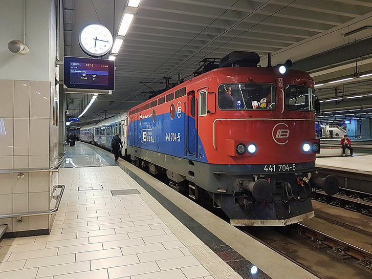 Connecting Europe Express Belgrád főpályaudvarán