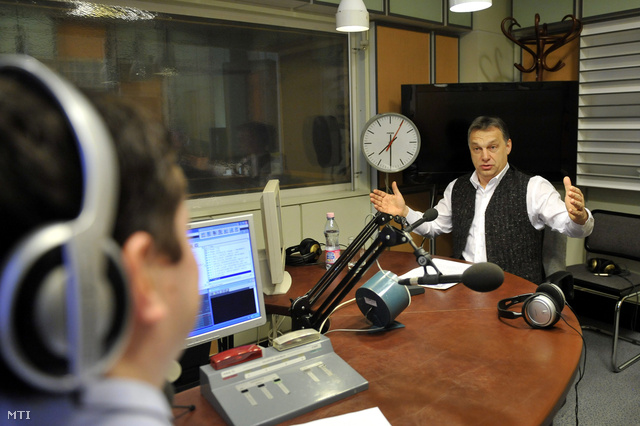 Orbán Viktor a Kossuth Rádió 180 perc című műsorában 2013. március 22-én.