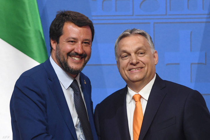 Orbán Viktor és Matteo Salvini 2019. május 2-án Budapesten