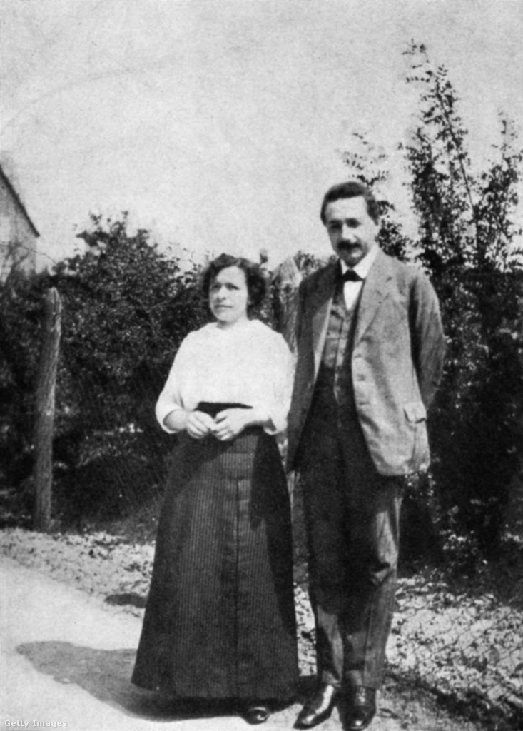 Albert Einstein és első felesége, Mileva Marich.