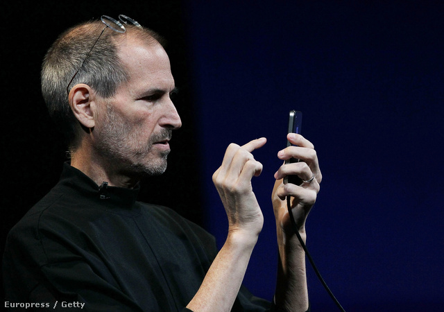 Steve Jobs az iphone4 bemutatóján