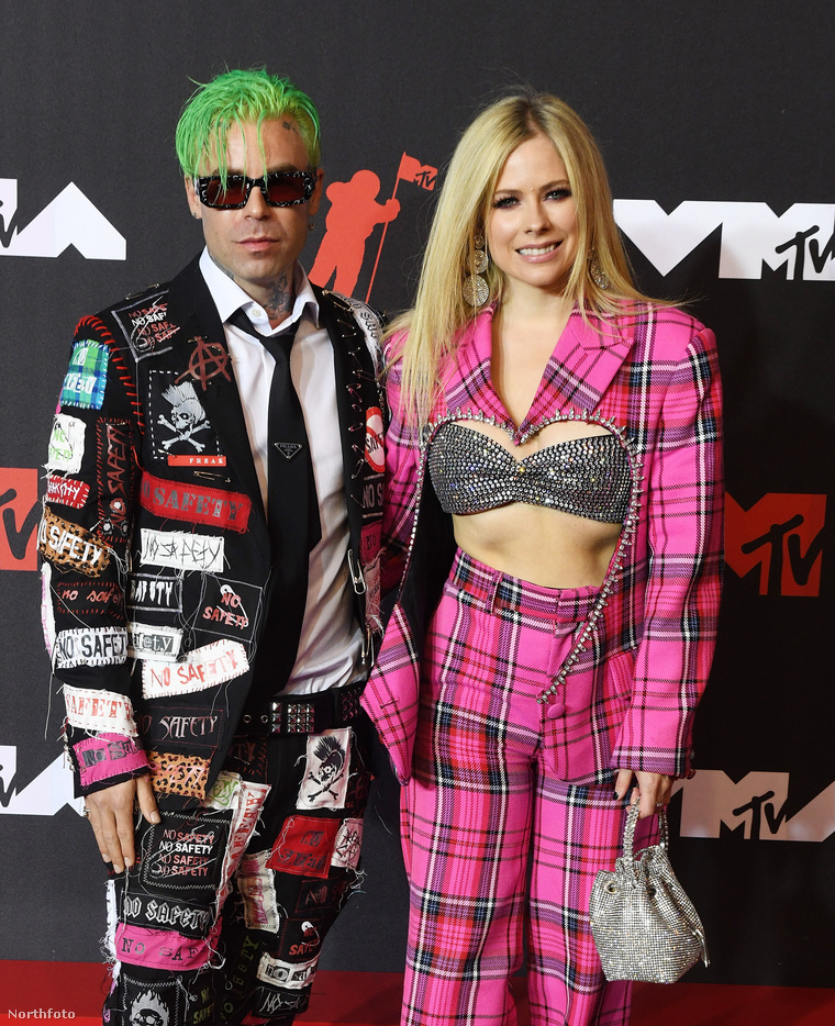 Avril Lavigne és Mos Sun az MTV Video Music Awardson.