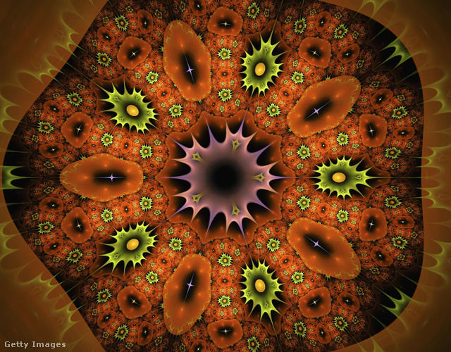 Kaleidoszkóp minta
