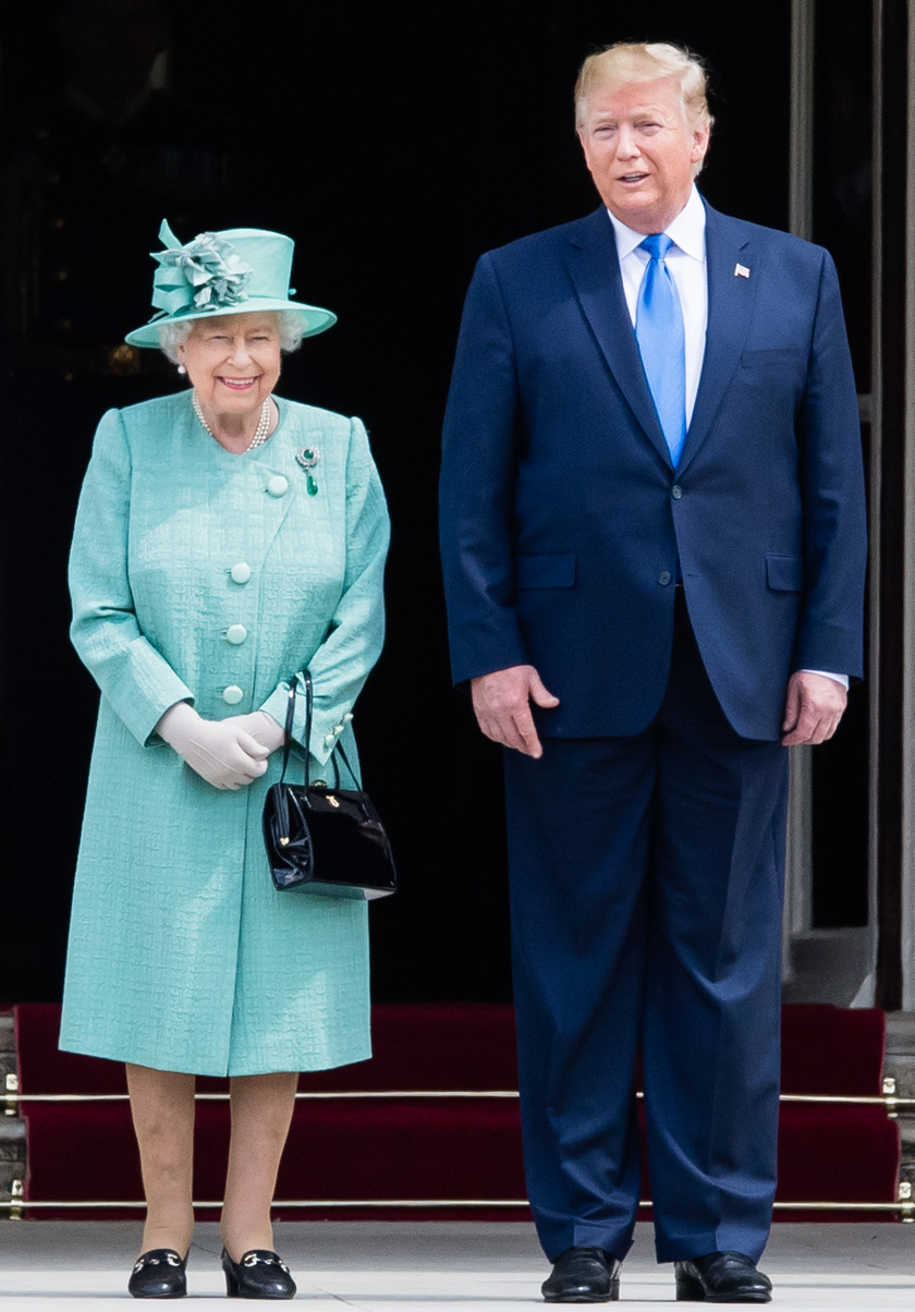 Donald Trump nagy tisztelője Erzsébet királynőnek.