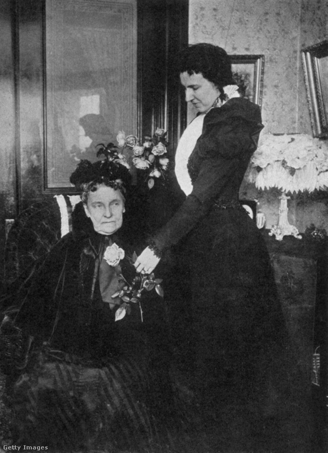 Hetty Green és lánya, Sylvia 1903-ban