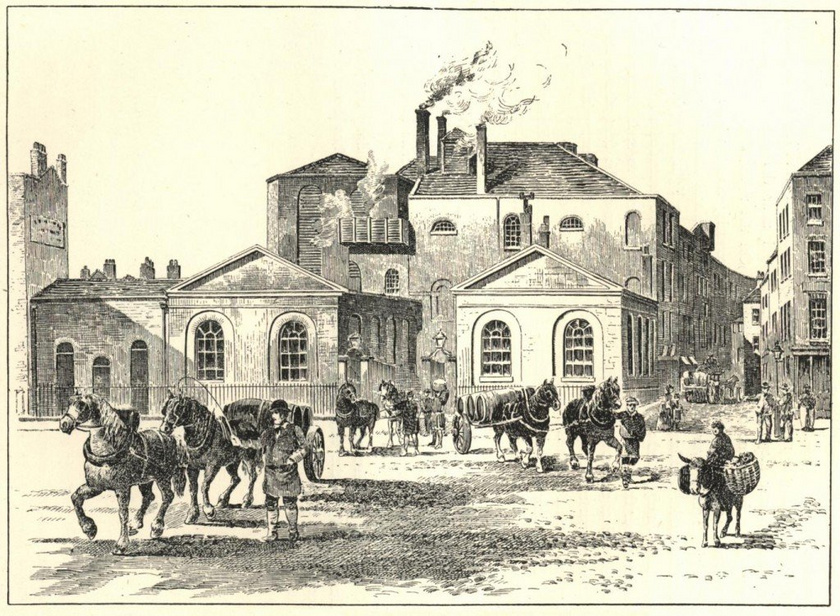 A Horse Shoe Sörgyár az 1800-as években.