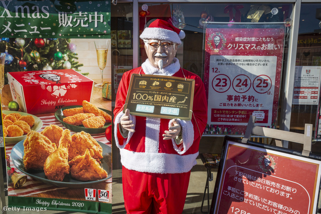 A japánok imádják a KFC ünnepi menüjét