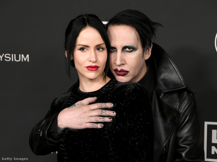 Lindsay Usich és Marilyn Manson 2020. január 4-én Los Angelesben