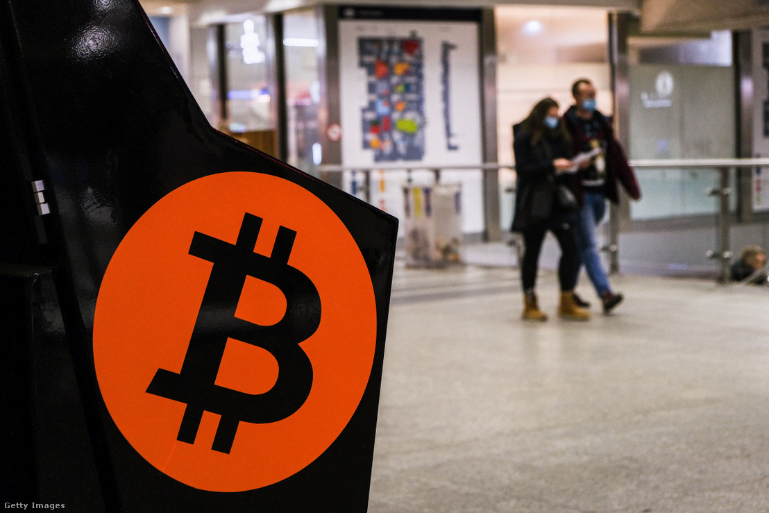 Bitcoin-ATM Krakkóban 2022. január 5-én
