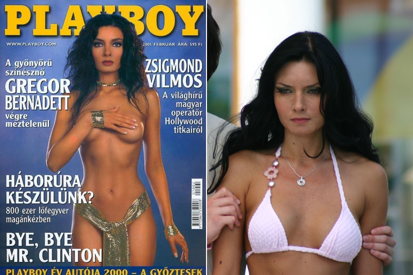 A 2001-es Playboy címlapján, illetve a Tibor vagyok, de hódítani akarok című filmben.