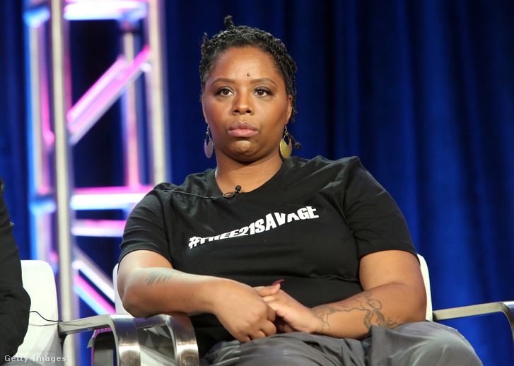 Patrisse Cullors 2019. február 11-én Kaliforniában