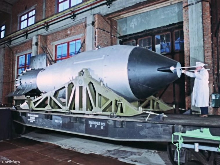 Minden idők legnagyobb nukleáris fegyvere, az orosz Cár-bomba.
