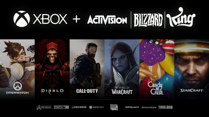Ezzel a képpel jelentette be a Microsoft, hogy az Xbox részére felvásárolja az Activisiont