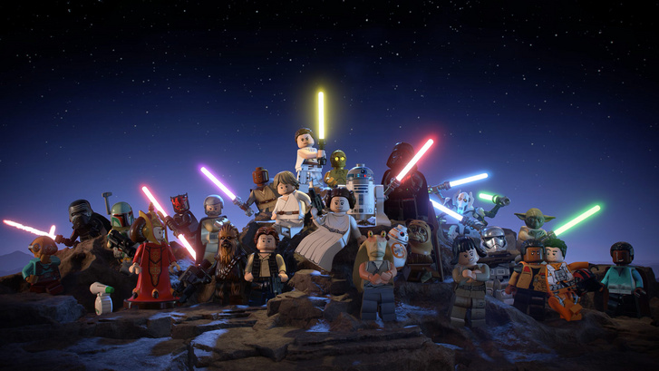 Ezzel a képpel adta hírül a Warner játékstúdiója, hogy a legújabb Lego Star Wars kész, hamarosan játszható is lesz