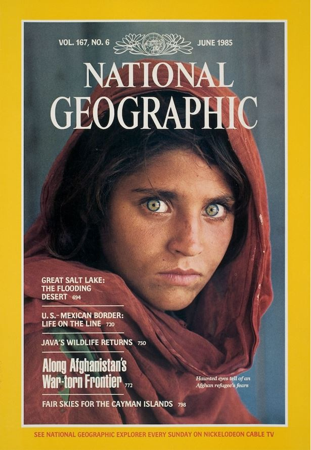 A National Geographic magazin 1985-ös címlapja.