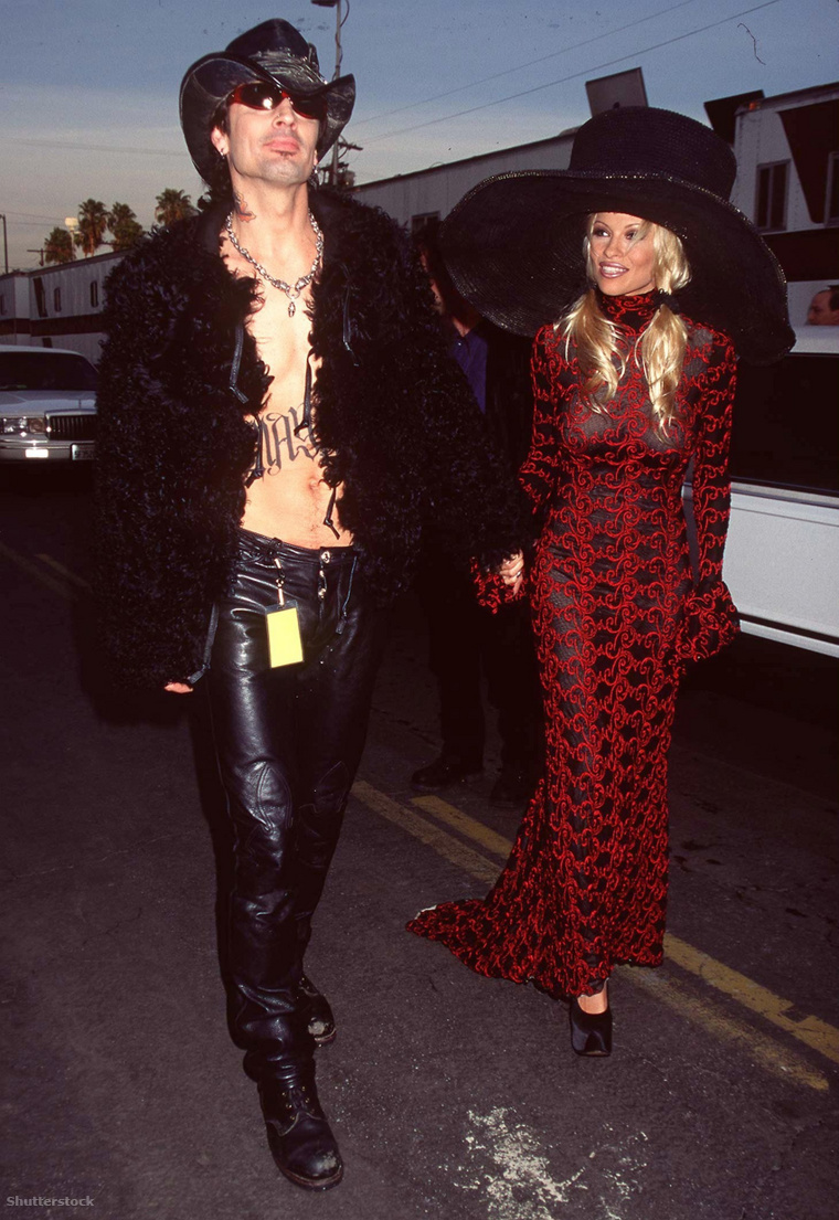 Pamela Anderson és első férje, Tommy Lee.