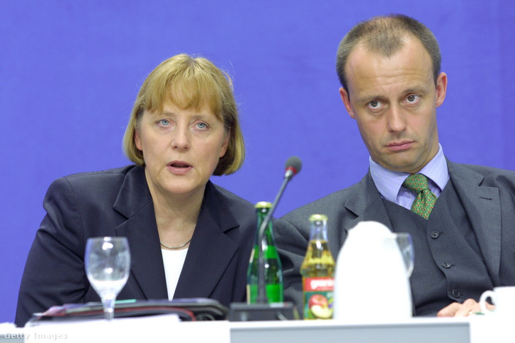 Angela Merkel és Friedrich Merz
