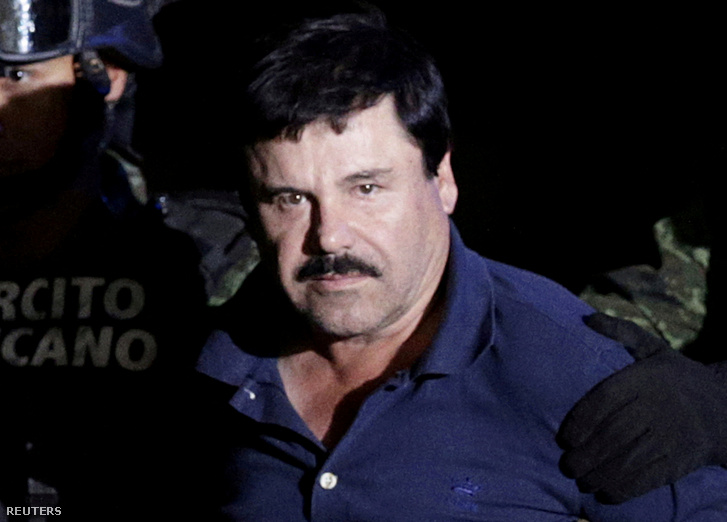 A Köpcös (El Chapo) néven ismert mexikói Joaquín Guzmán, volt drogbáró 2016. január 8-án
