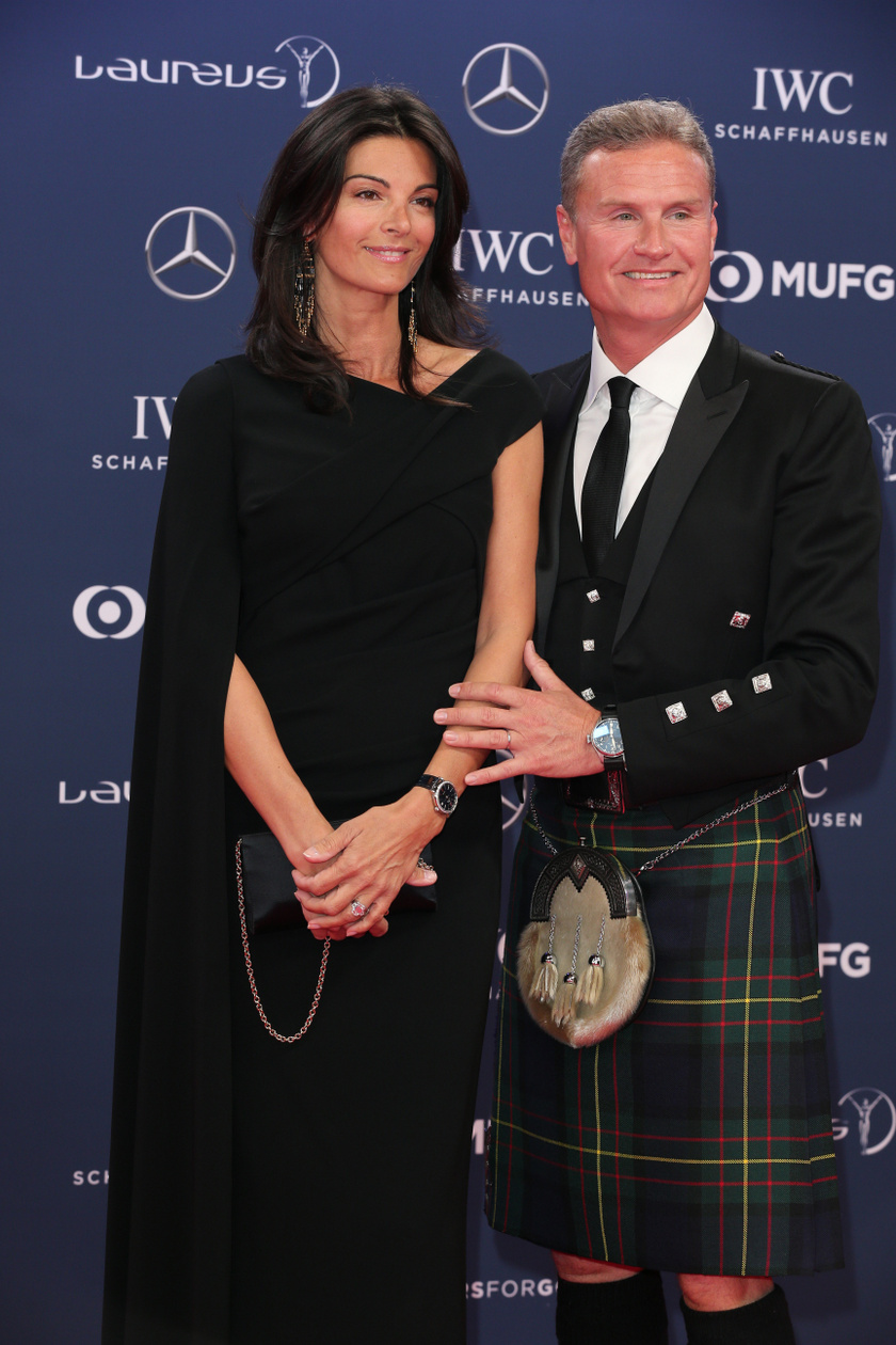 David Coulthard és Karen 2005 óta voltak együtt.