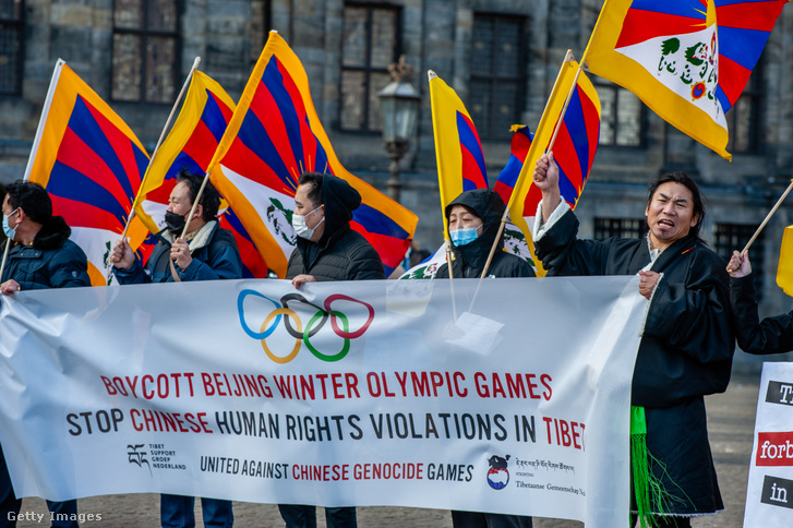 Világszerte tartottak tüntetéseket az olimpia és Kína ellen