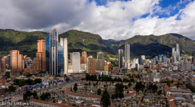 A kolumbiai főváros 2600 méter magasan fekszik