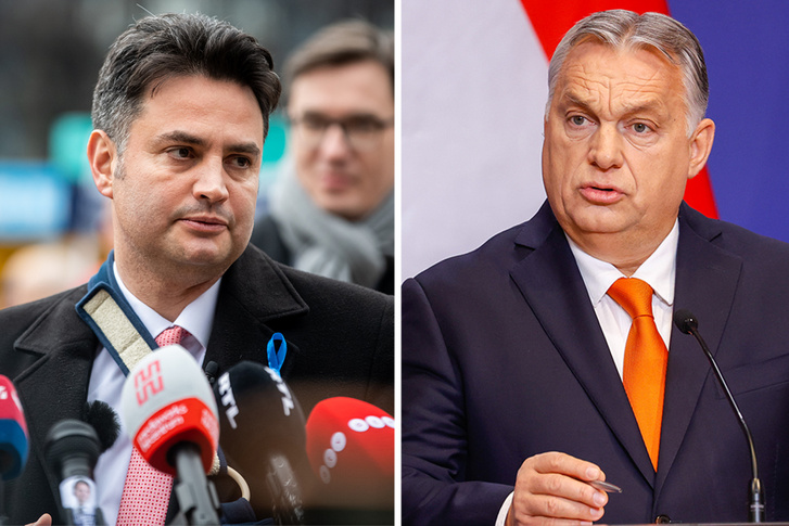 Márki-Zay Péter és Orbán Viktor