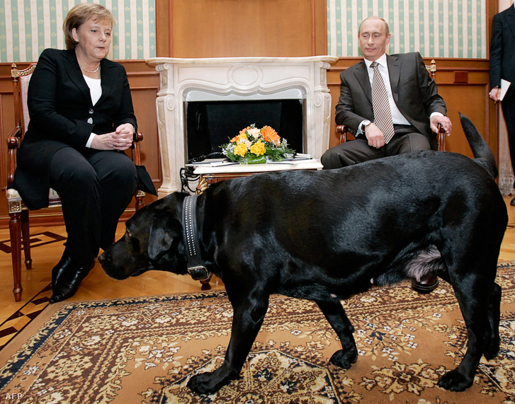 Merkel és Putyin találkozója 2007. január 21-én