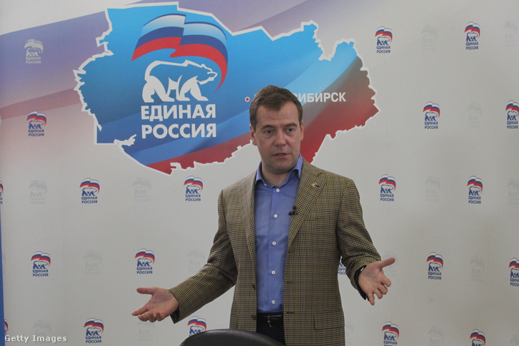 Dmitrij Medvegyev 2012. augusztus 7-én