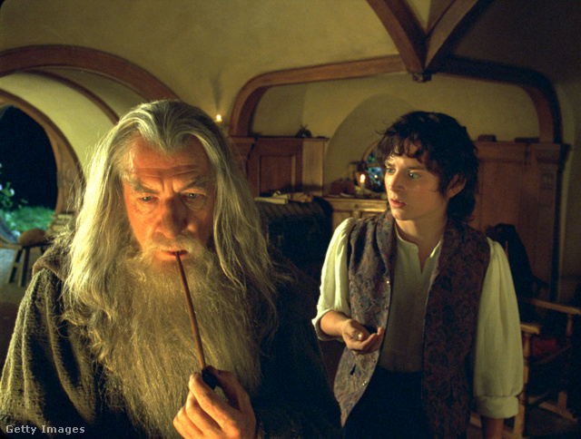 Ian McKellen Gandalf szerepében a Gyűrűk ura-trilógia első részében