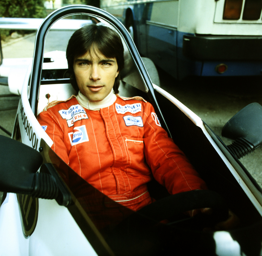 Kesjár Csaba 1986-ban a Formula Ford bajnokaként.