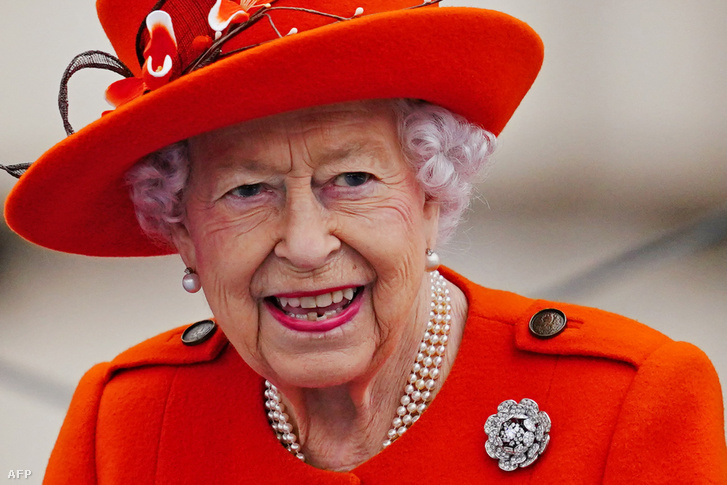 Erzsébet királynő 2022. február 6-án