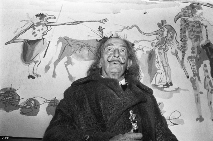 Salvador Dalí 1973 decemberében