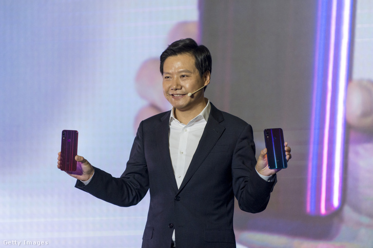 Lei Jun, a Xiaomi vezére a Redmi Note 7 bemutatóján 2019 januárjában
